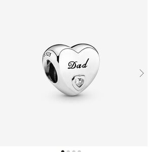 Pandora Dad Heart Charm